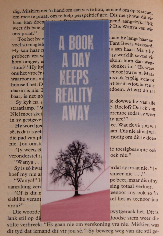 Laminated bookmark 20