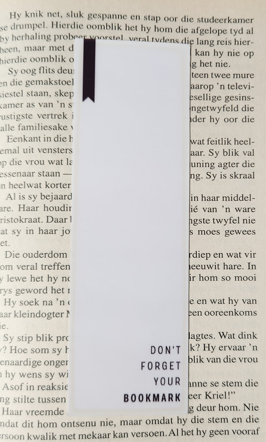 Laminated Bookmark 50