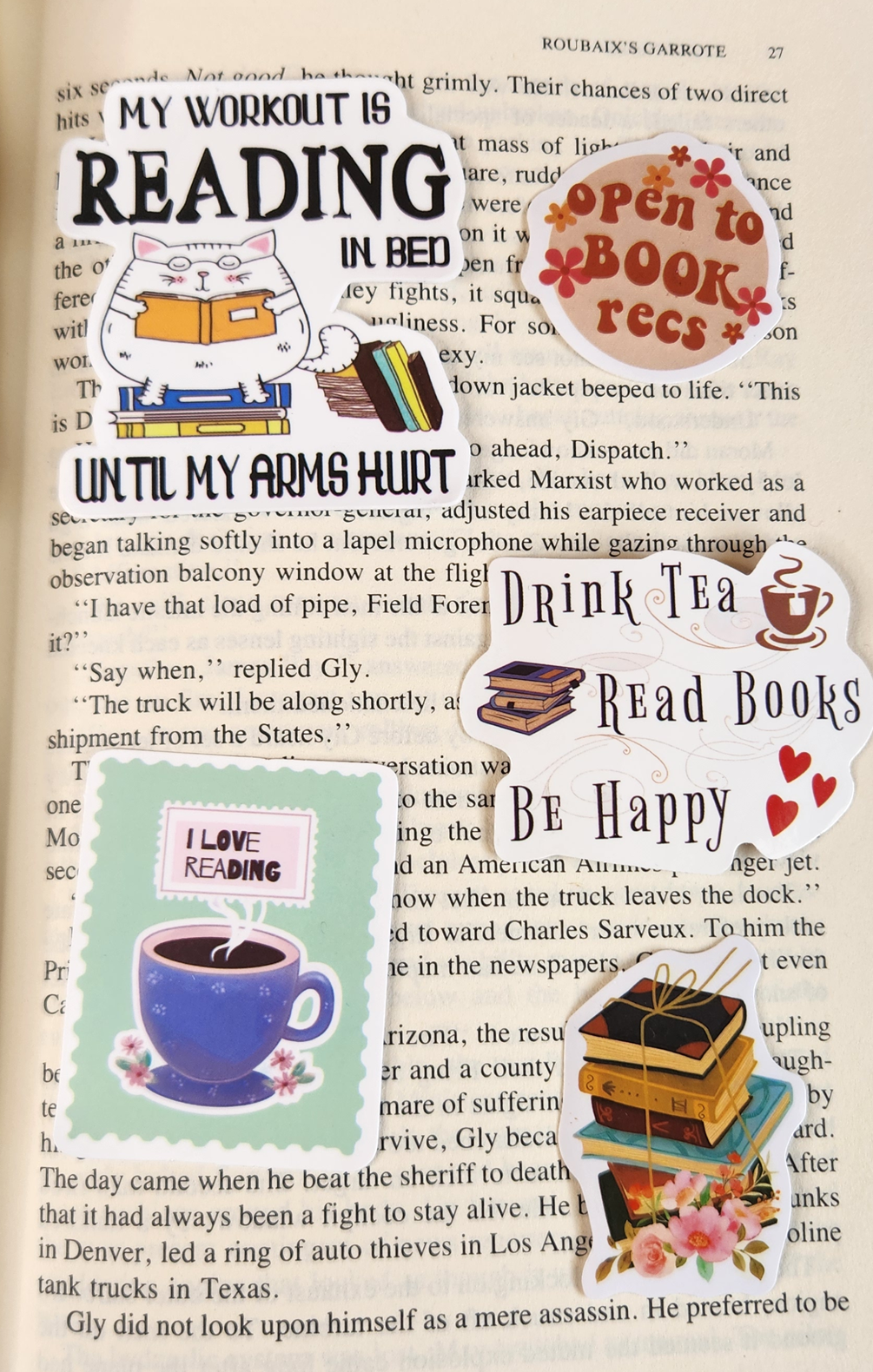 Book Sticker Set 4