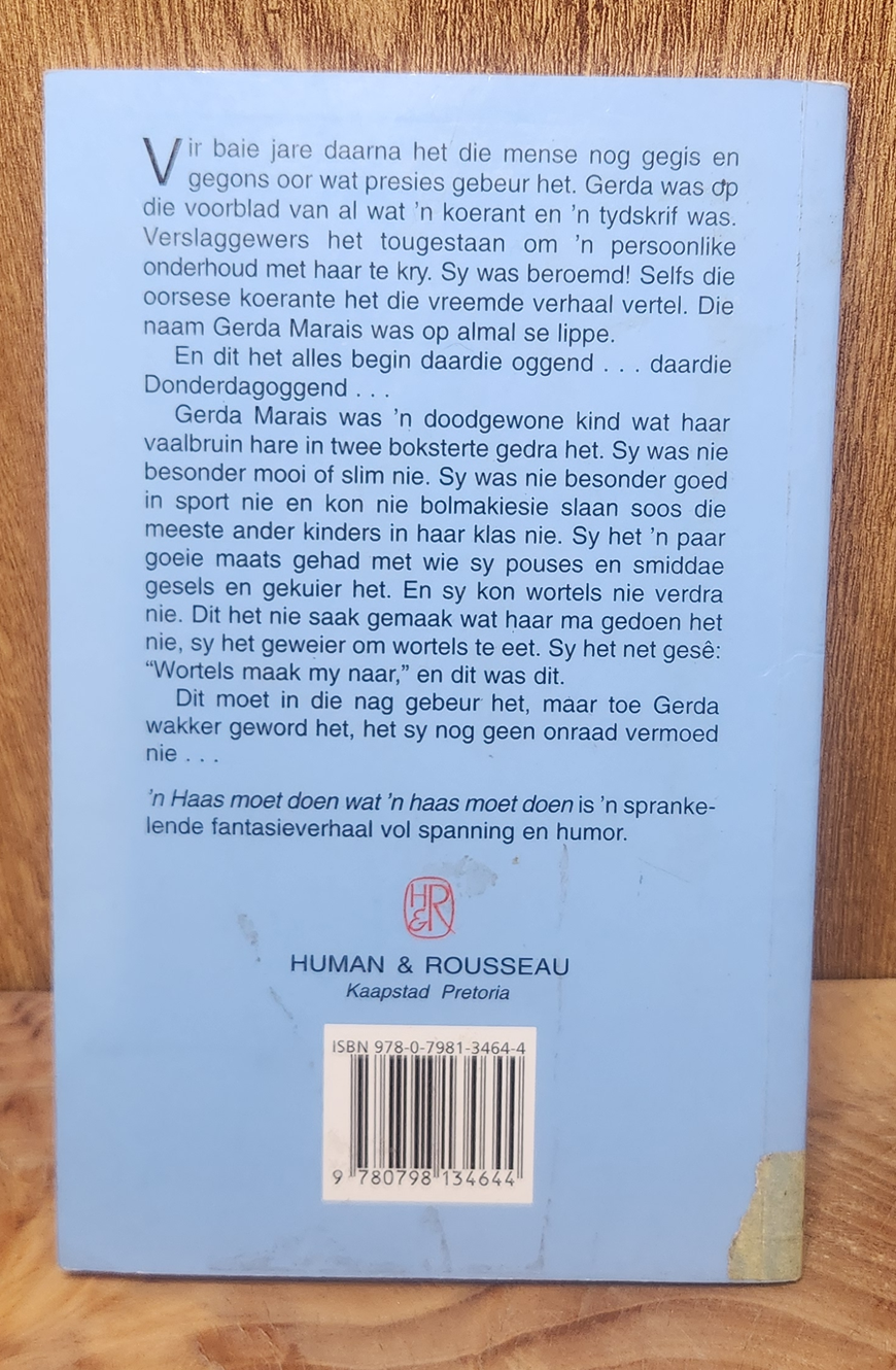 'n Haas moet doen wat 'n haas moet doen - Martie Preller