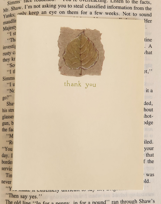 thank you card